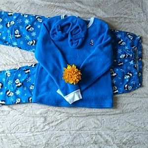 Taylor Marcs panda bear 3-pc pajamas